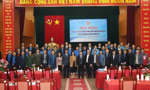 Hội nghị tổng kết công tác đoàn và phong trào thanh niên năm 2020, triển khai nhiệm vụ công tác năm 2021